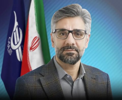 تبریک دکتر شمسائی نیا مدیر عامل صندوق هواپیمایی جمهوری اسلامی ایران "هما" به مهندس اخلاقی  "سرپرست معاونت استاندارد پرواز سازمان هواپیمایی کشوری"   